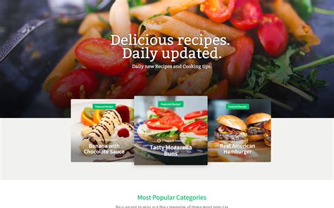 food recipes website.